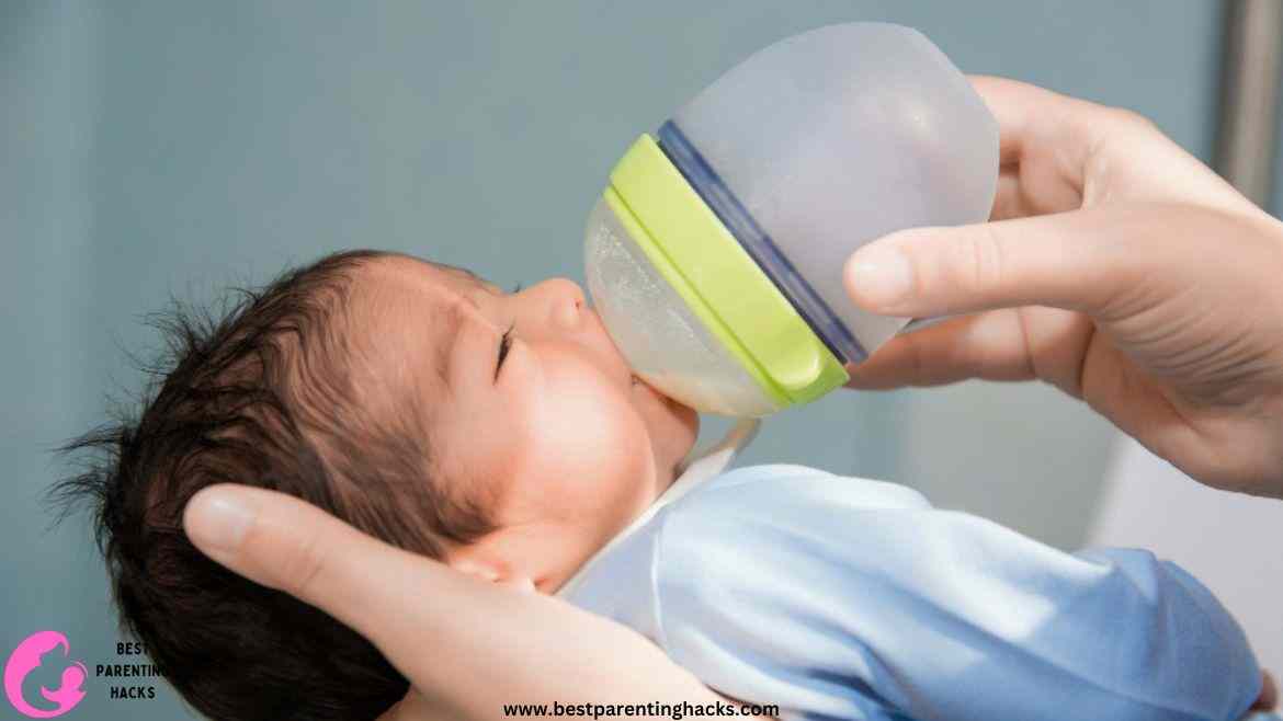why do babies push bottle away